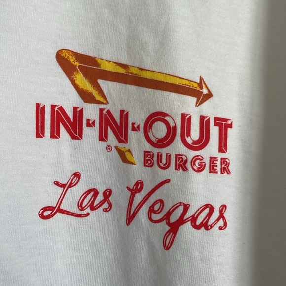 MENs XL In&Out Burger VEGAS π Tshirt NEW EXCELLENT CONDITION $25 - Picture 3 of 4